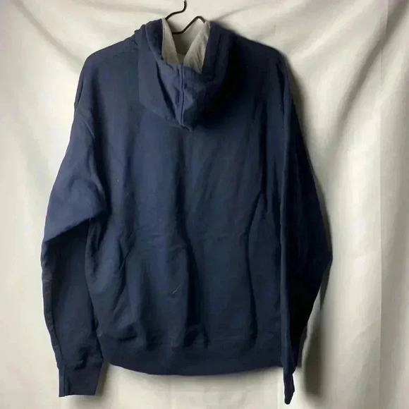 CHAMPION MENS LARGE HOODED PULLOVER SWEATSHIRT DRAWSTRING POCKETS USA DESIGN - Picture 11 of 12